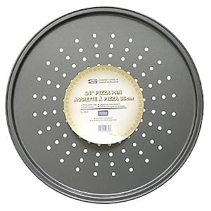 Click here to buy Premium Bakeware 14 Non-stick Pizza Pan by Al De Chef.