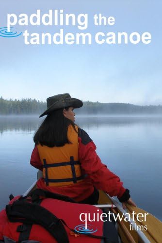 paddling the tandem canoe