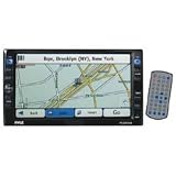 PYLE 6.5in DDIN GPS/DVD/ CD MTRZD US/CAN MAPS