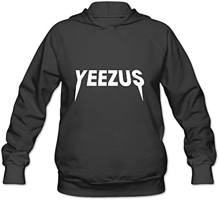 Kanye West 2016 Tour Logo Hooded Sweatshirt For Women Black