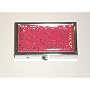 Silver & Pink Paisley Pill Box Case Organizer : Compact Size
