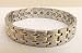 Magnetic Therapy Stainless Steel Magnetic Bracelet ~ Celebraties and Golfers Power Bracelet ~ Size: 8 1/2 inch. Long, 1/2 inch. Wide