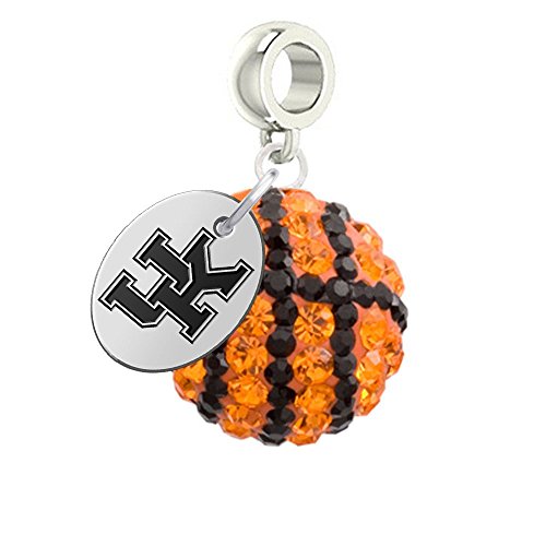 Kentucky Wildcats Basketball Drop Charm Fits All European Style Bracelets