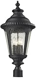 Z-Lite 545PHB-BK Outdoor Post Light by Z-Lite Lighting [並行輸入品]