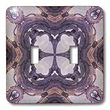 Buy Houk Digital Abstraction Art - Fancy Kaleidoscopes - Ola Cross Box Mandala - Light... by 3D Rose