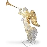 UPC 729083988486 product image for National Tree Crystal Angel 70 Clear Mini Lights, 48-Inch | upcitemdb.com