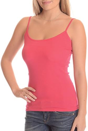 Camisoles with Adjustable Straps Premium 100% Cotton 6-pack