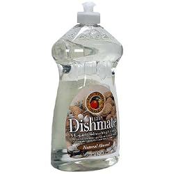 Earth Friendly Products Dishmate Liquid Dishwashing Cleaner, Natural Almond, 25-Ounce Bottles (Pack of 12)