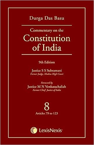 DD Basu Commentary on the Constitution of India -