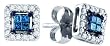 0.26CTW DIAMOND LADIES INVISIBLE EARRINGS