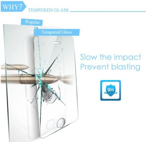 Iace(tm) Premium Real Tempered Glass Screen Protector Shatter Proof for (Alcatel onetouch Pop Astro)