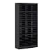 Sandusky Lee BQD4-09 Black Steel Powder coat Snapit Literature Organizer, 72" Height x 34-1/2" Width x 13" Depth