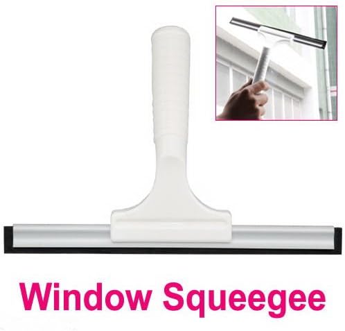Window Cleaning Squeegee Blade Stainless Steel Wiper Cleaner Shower Car Hand