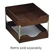 Advantus 07211 Hardwood stackable desk tray, letter, stand. depth, 2-1/4h, oak finish