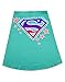 Supergirl Shirt with Cape Dazzling Star - Toddler (2T-4T), Coral