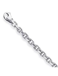 14k WG 4.5mm Fancy Link Chain