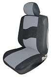 Allison 65-6893GRY Gray Side Air Bag Low Back Bucket Seat Cover - Pack of 2