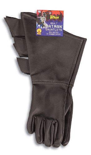 Rubies The Batman Gloves-Adult, One Size