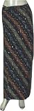 Long Designer Gypsy Wrap Dress Pencil Skirt Cotton Size XL (skt239a)