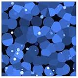 ArtScape 7' Blue Cells Pool Table Cloth