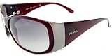 Prada - PRADA SPR07G OAG3M1 GUNMETAL/BURGUNDY Designer Sunglasses