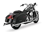 Vance & Hines Fishtail Slip-On Motorcycle Exhaust Harley-Davidson Electra-Glide Classic FLHTC/I Electra-Glide Standard FLHT/I Electra-Glide Ultra Classic FLHT/C/U Electra-Glide Ultra Classic FLHT/C/U/I Road Glide FLTR/I Road King FLHR/I Street Glide FLHX Street Glide FLHX/I Tour Glide Ultra Classic FLT/C/U