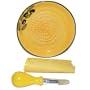 National TV Products 3 Piece Garlic Grater, Roller and Brush