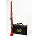 Barcelona B Flat Red Student Clarinet with Case and Accessories - 1 Year Warranty