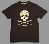 Marc Ecko - Marc Ecko Collection, "Egyptian Skull & Needles" Mens T-Shirt, Tee, Dark Brown