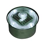 ソーラーライト LED 駐車場 ライト 丸型 TI2 SB80RWH ホワイト アプローチライト