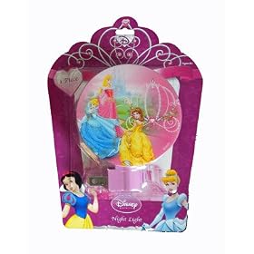 Disney Princesses Princess Pink Night Light Girls Room Bathroom