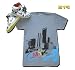 8&9 "C.M.Y.K." PRINTED Men's T-shirt By EIGHT & NINE DESIGNS Steel/Cyan/Magenta/Yellow/Black Limited Thrashin Sb Colorway 8&9 S/S Tee