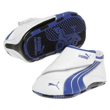 Puma Drift Cat 4 LW Crib 303981, Unisex - Kinder Babyschuhe, Weiss (white-olympian blue-puma 08), EU 16 (UK 0) (US 1)