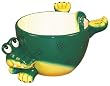 ZooBuds Alligator Hand Painted Ice Cream or Cereal Bowl