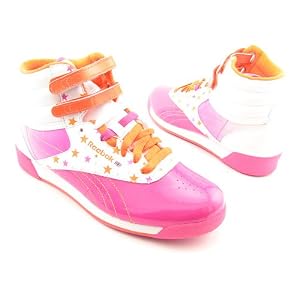 Buy Reebok Freestyle Hi Liquid Spring Stars Ladies Shoes J04424 by Reebok