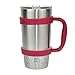 F-32 Handle - 19 COLORS - 20oz Size - Compatible with 20 Oz YETI Tumbler Travel Mug (20OZ, DIVINE WINE)