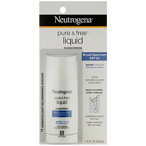 Neutrogena Pure & Free Liquid Daily Sunscreen SPF 50 1.40 oz