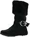 New Girls Slouch Comf Tall Midcalf Suede Winter Boots Shoes