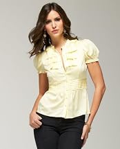 Pretty Pleat Silky Blouse