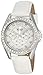 XOXO Women's XO3186 Rhinestone Accent Dial White Crocodile Strap Watch