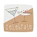 Kitchen & Housewares : Square Celebrate Coasters 48 pk.