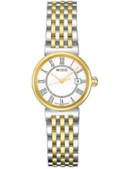 Mido M21309261 Watch Dorada Ladies M2130.9.26.1 White Dial Stainless Steel Case Quartz Movement