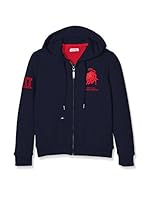 Automobili Lamborghini Sudadera con Cierre (Azul Oscuro)