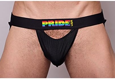 Pride Metro Drop Jock Strap Black SM