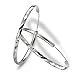 Silver Masters 925 Sterling Silver Hoop Earrings