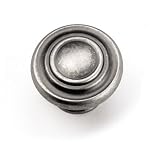 Laurey 51806 Cabinet Hardware 1-3/8-Inch Nantucket Knob, Antique Pewter