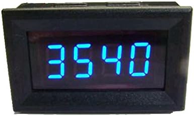 Car Digital Tachometer Tacho Gauge Blue LED with Battery Overvoltage alarm CAR MOTOR AUTO METER