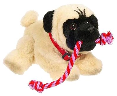 Childrens Toyshop  Toys : Fur Real Friends Tugging Pup Pug