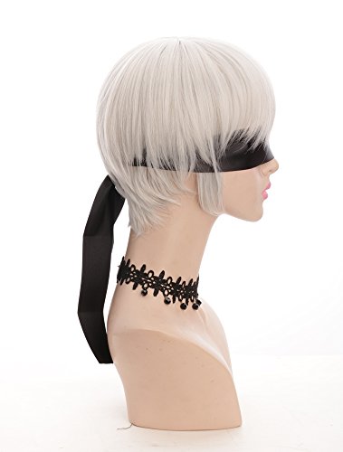 Yuehong-White-Short-Straight-BOB-Sexy-Stylish-Heat-Resistant-Synthetic-Hair-Wig