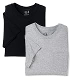 Fruit of the Loom Mens 2-Pack Pocket Crew Neck T-Shirt